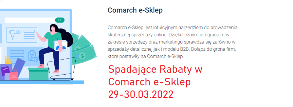 Spadające Rabaty w Comarch e-Sklep