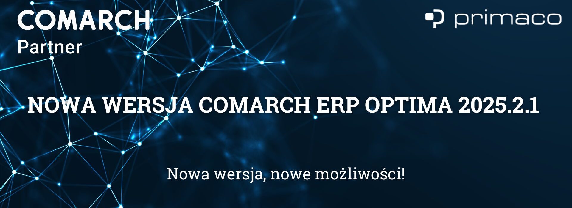 Nowa wersja Comarch ERP Optima 2025.2.1